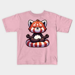 Panda Yoga Meditation Namaste Kids T-Shirt